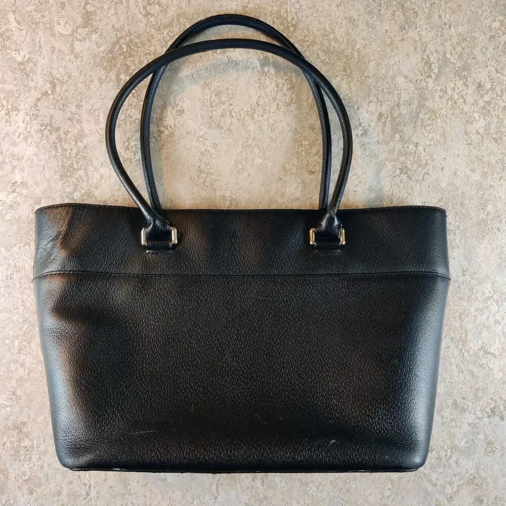 Kate Spade New York Black Leather Purse Shoulderbag RN#0102760 * Minor Flaws *